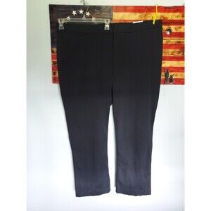 Catherines Secret Slimmer Right Fit Women's Black Plus Size Pants 30W -  NEW